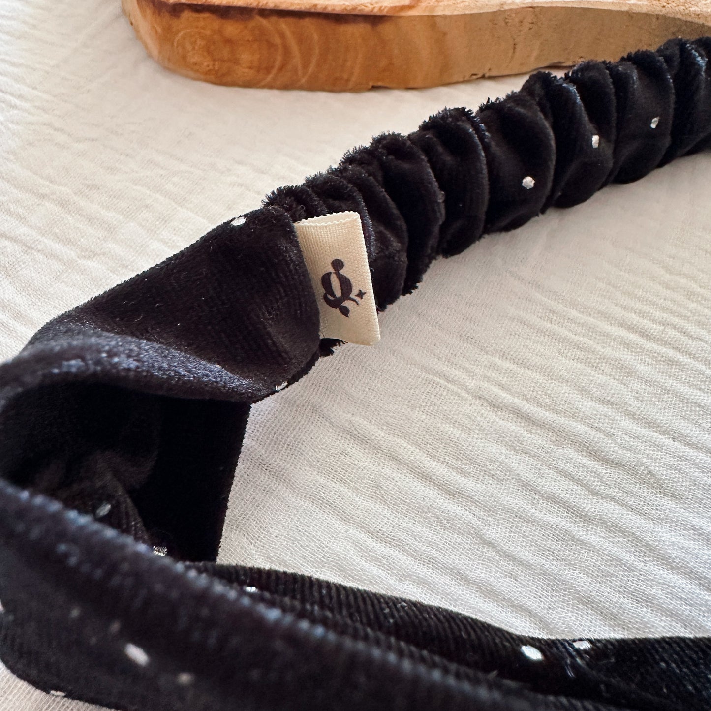 Bandeau Velours Noir