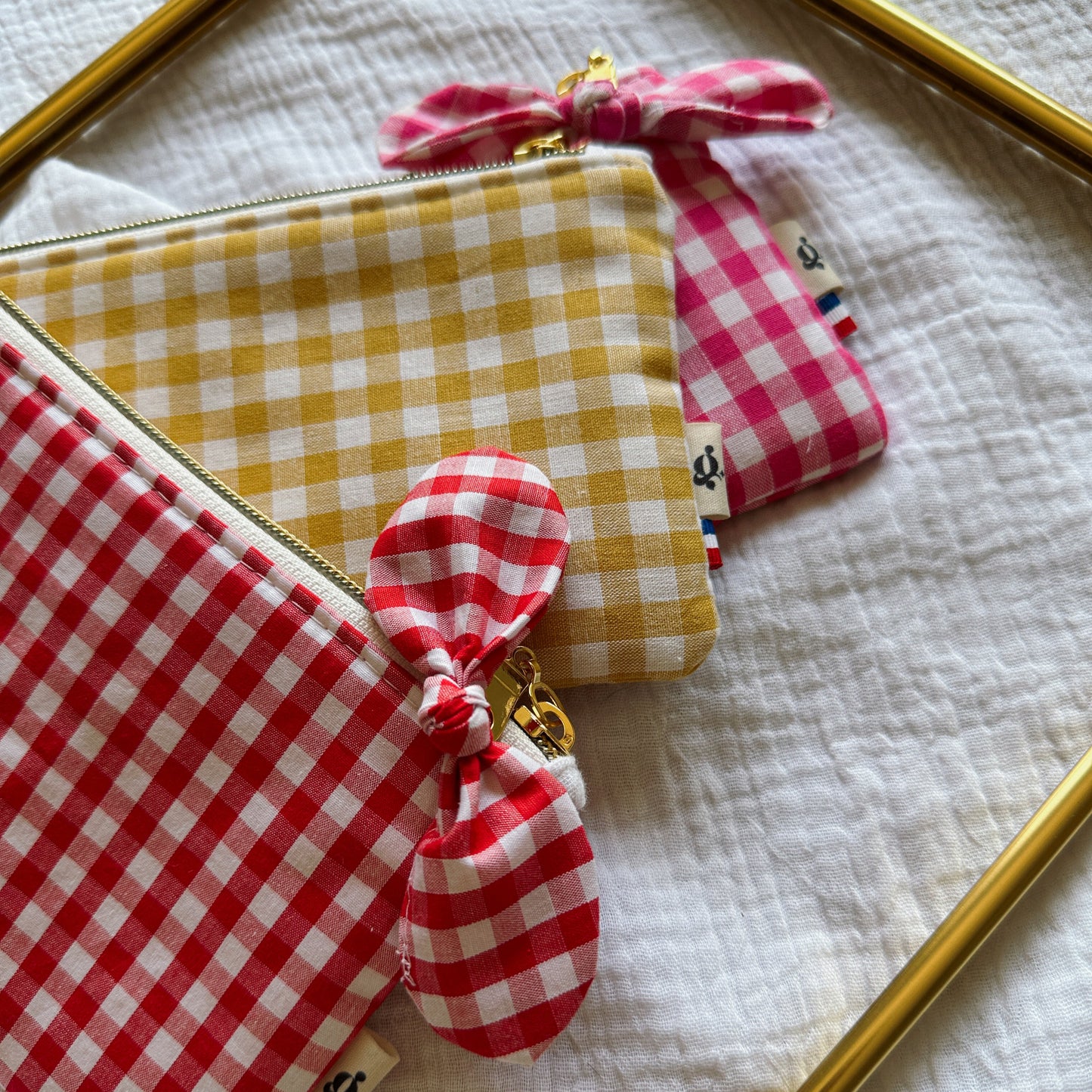 Pochettes 11x18 Vichy