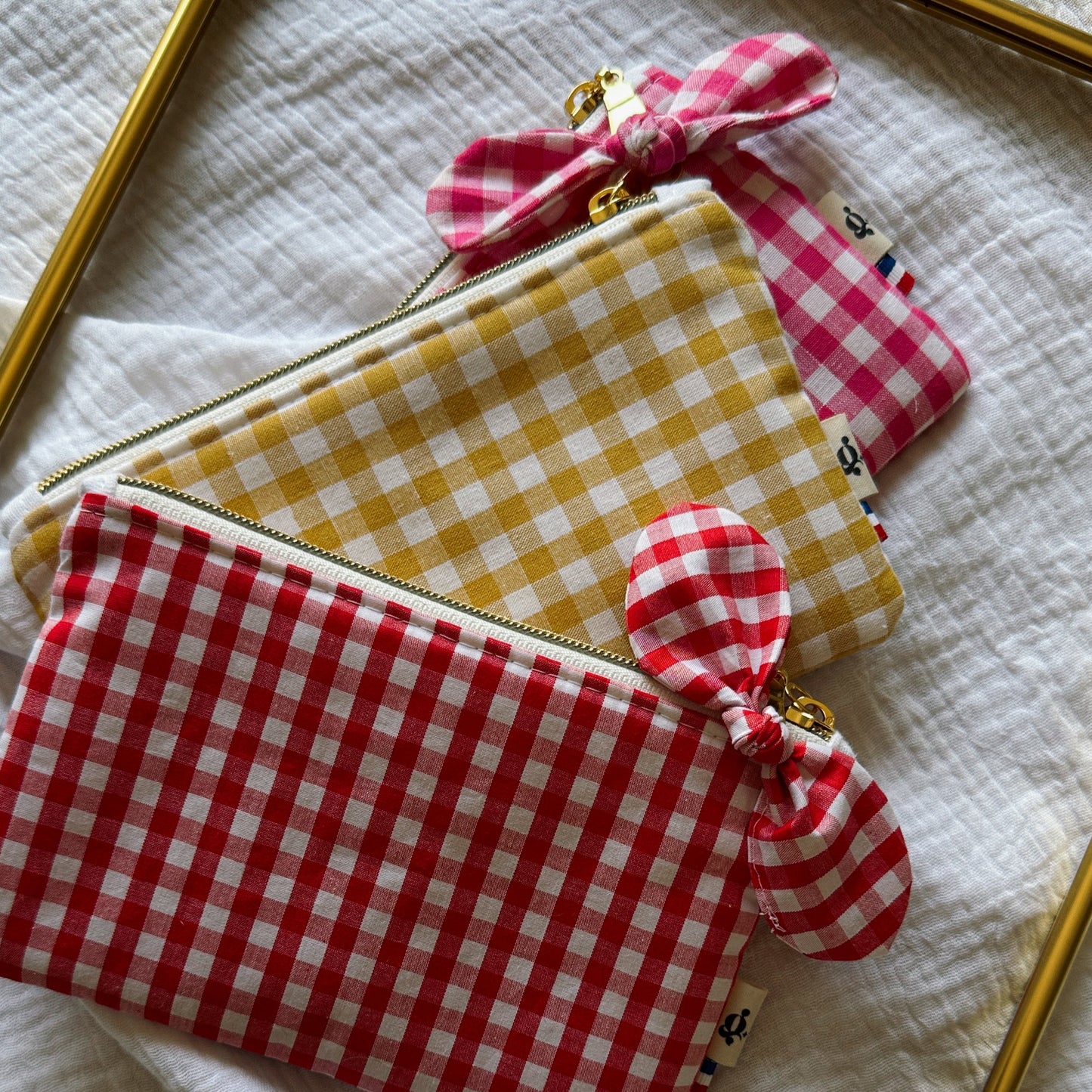 Pochettes 11x18 Vichy