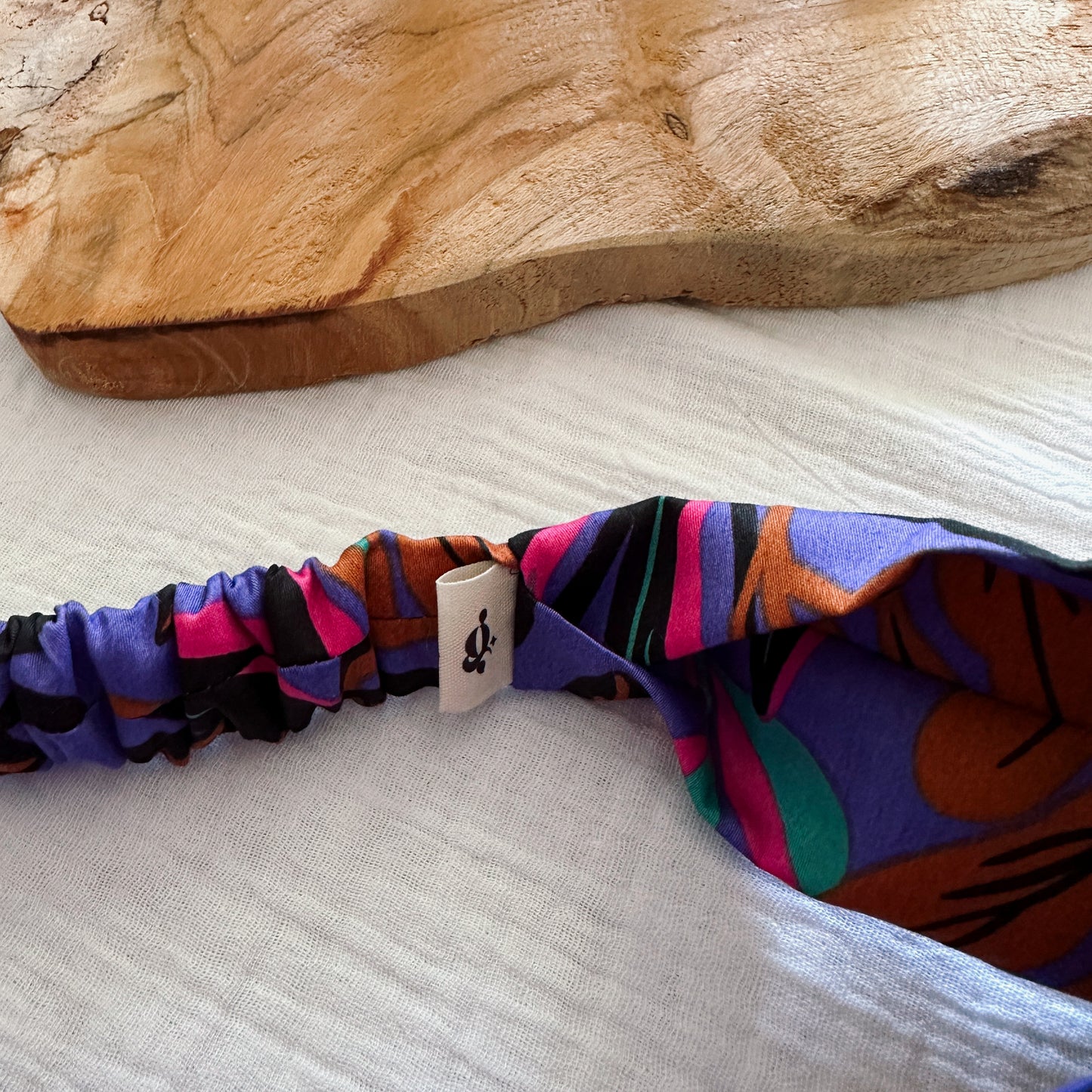 Bandeau Floral Violet