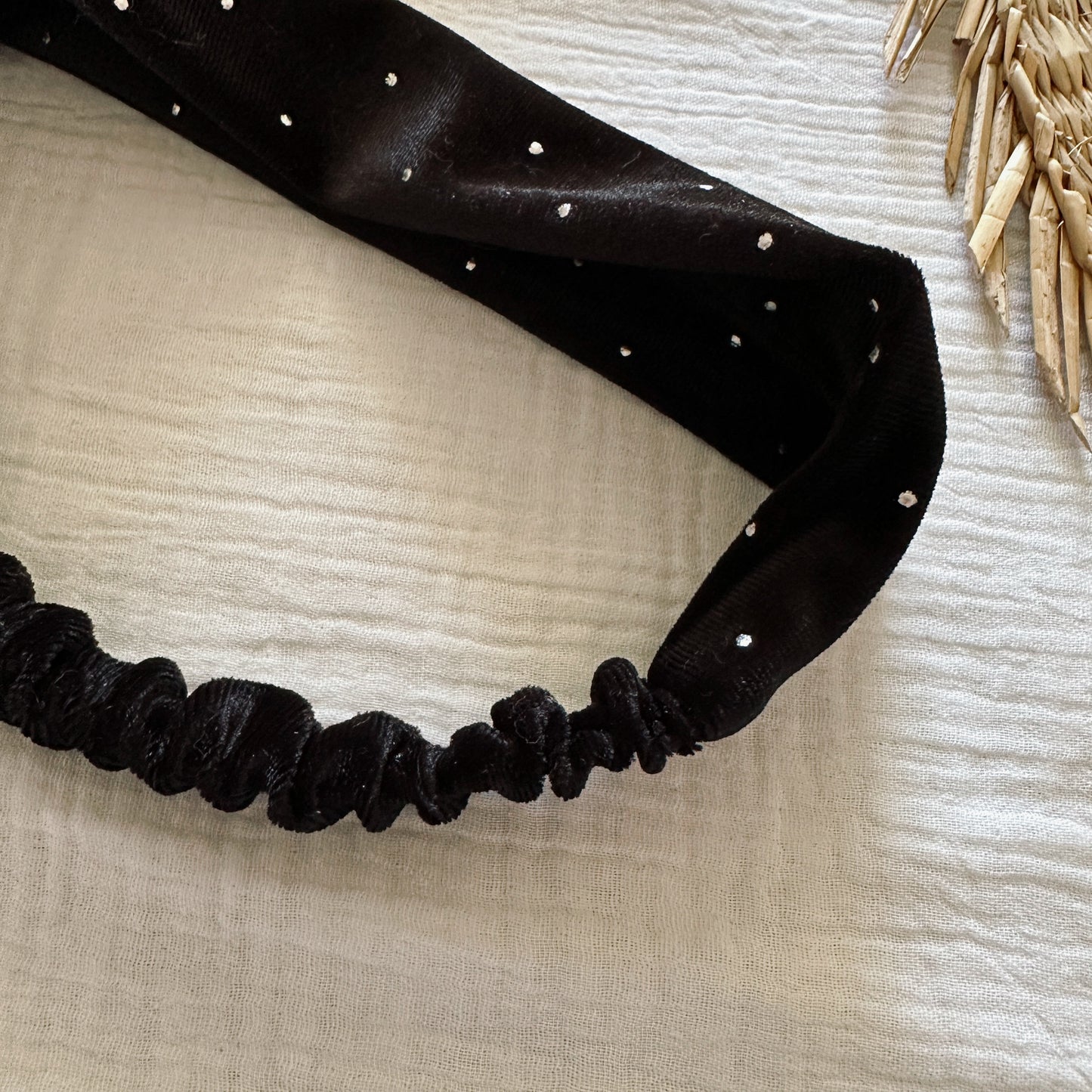 Bandeau Velours Noir