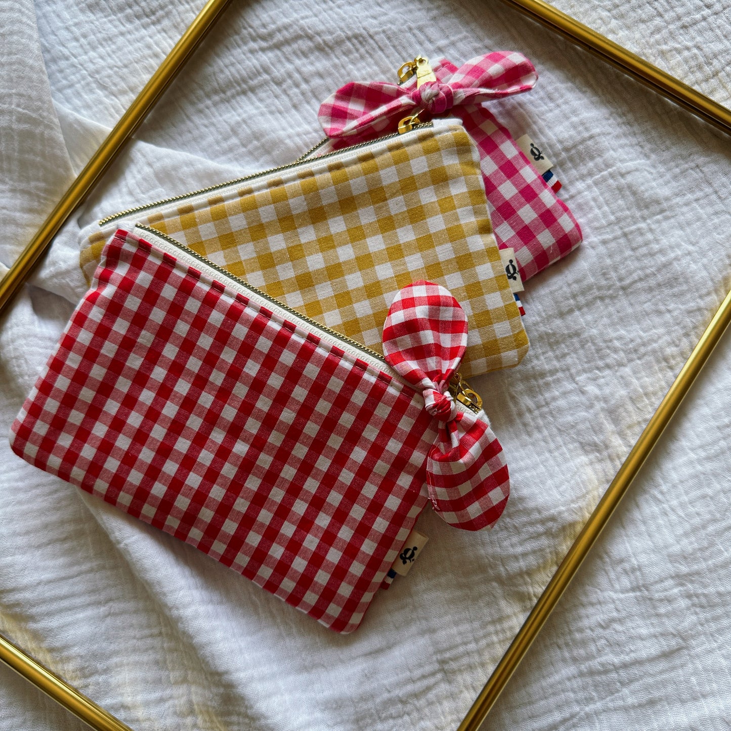 Pochettes 11x18 Vichy