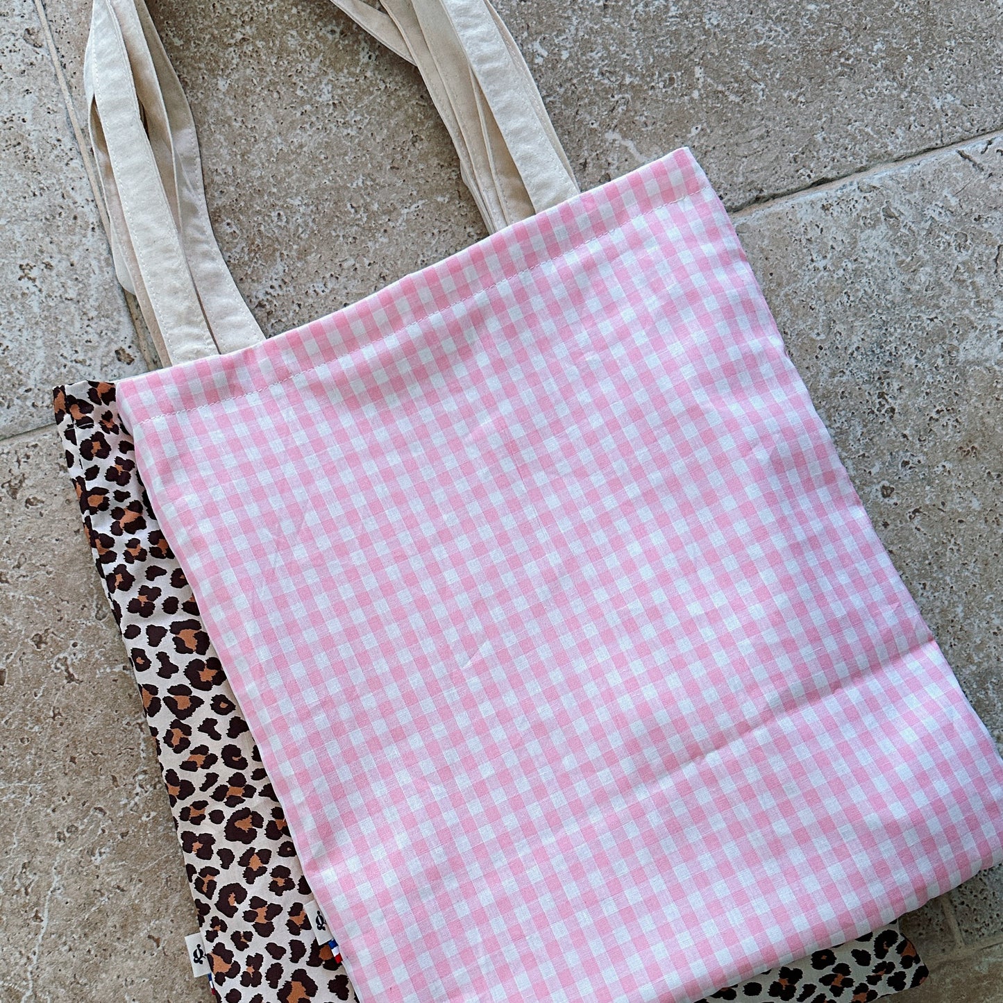 Tote-bag Vichy Rose