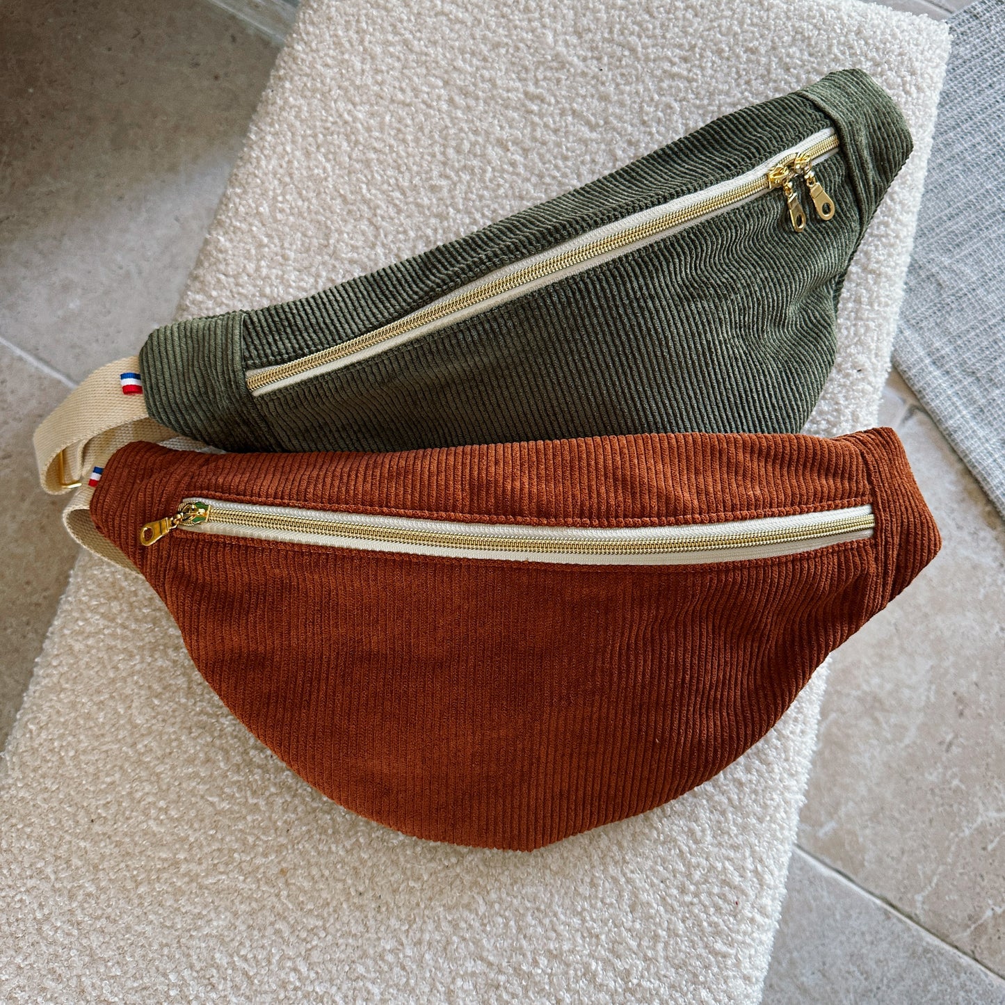 Sac banane Velours