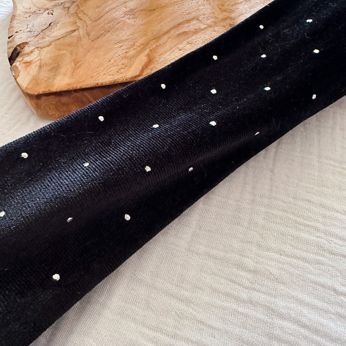 Bandeau Velours Noir