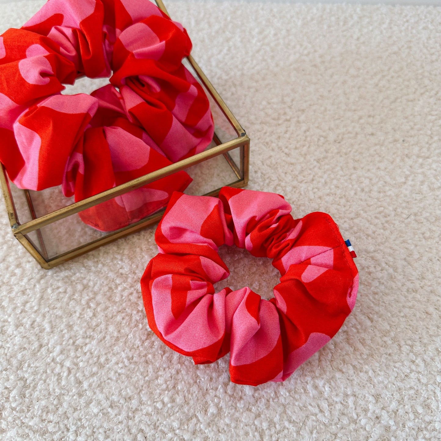Chouchou Graphique Rouge