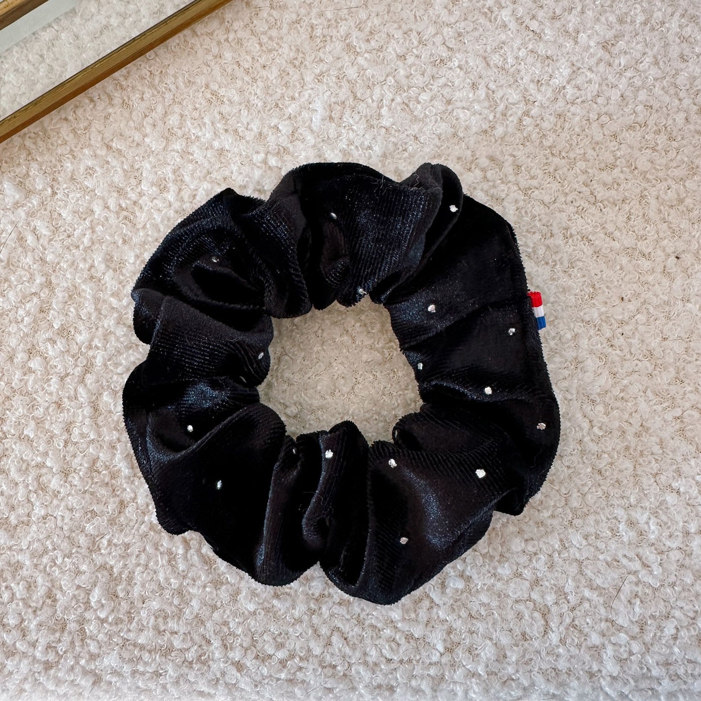 Chouchou Velours Noir