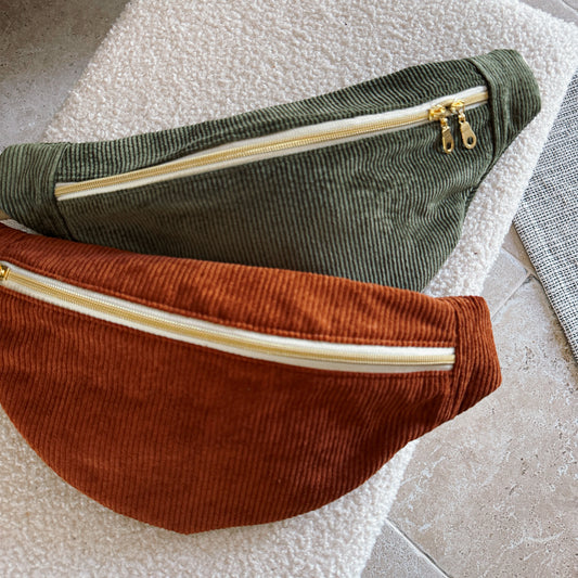 Sac banane Velours