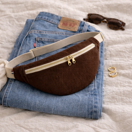 Sac banane Velours