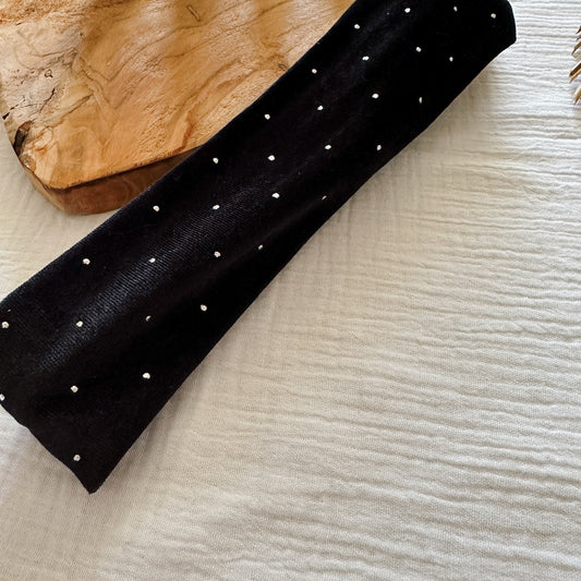 Bandeau Velours Noir
