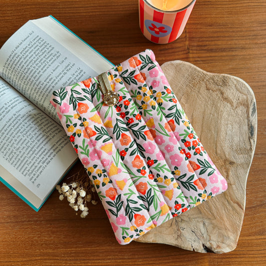 Housse de Livre Fleurie