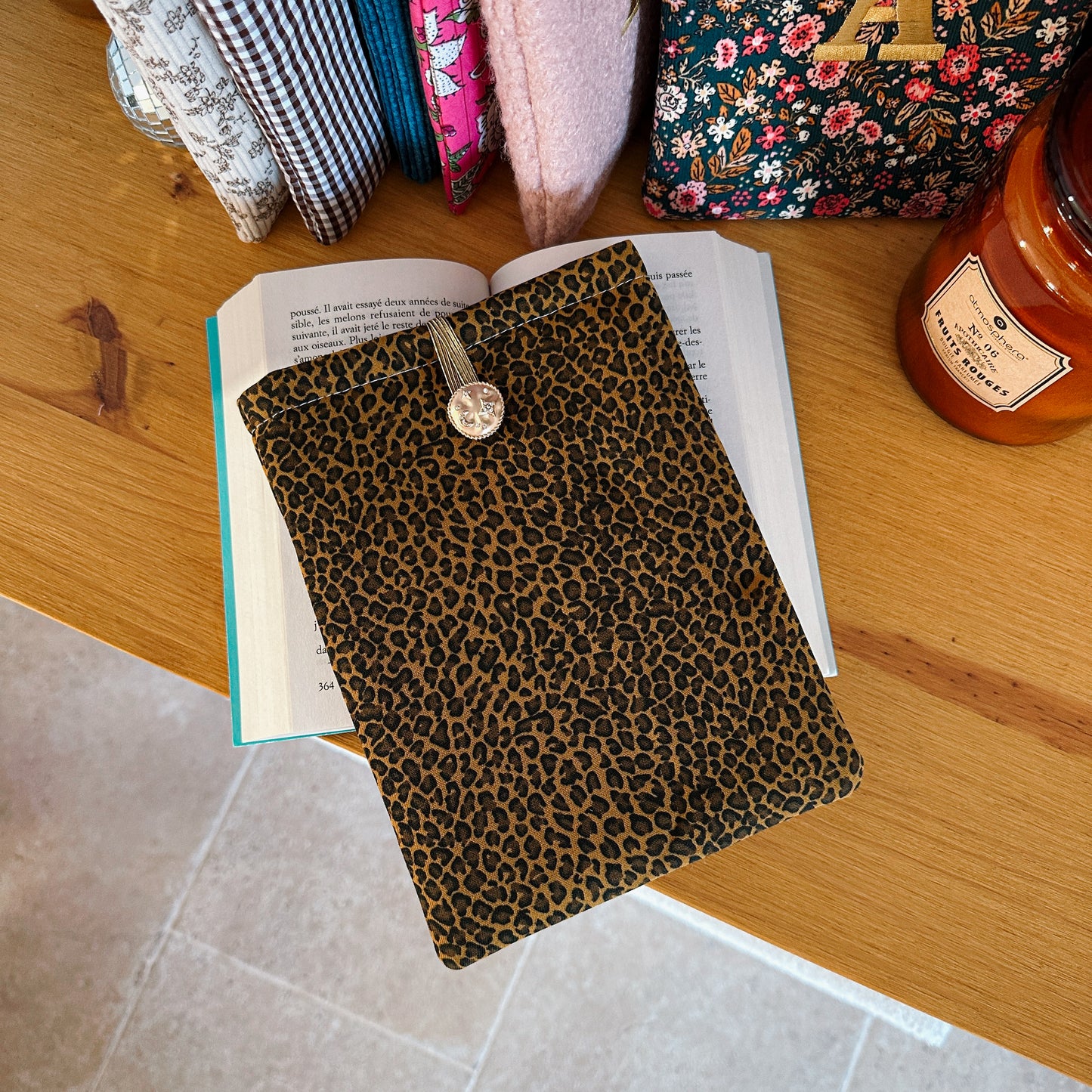 Housse de Livre Léopard
