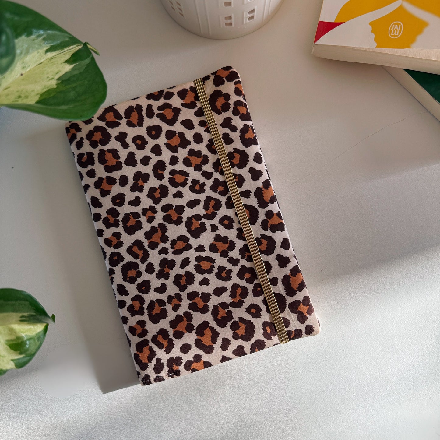 Protège carnet de notes Léopard