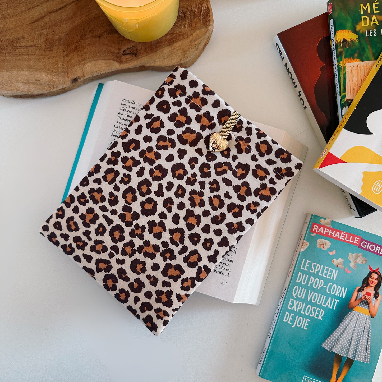 Housse de Livre Léopard