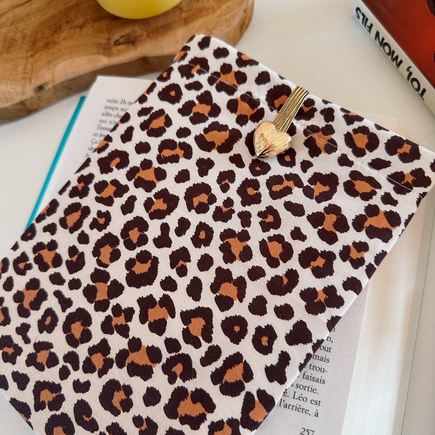 Housse de Livre Léopard